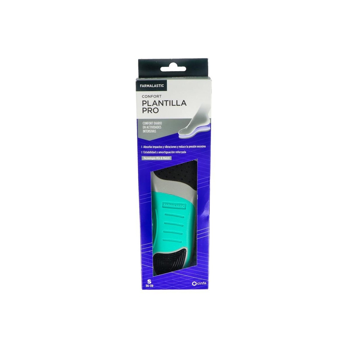 Plantilla Farmalastic Pro Activ Intens T/S 36-39