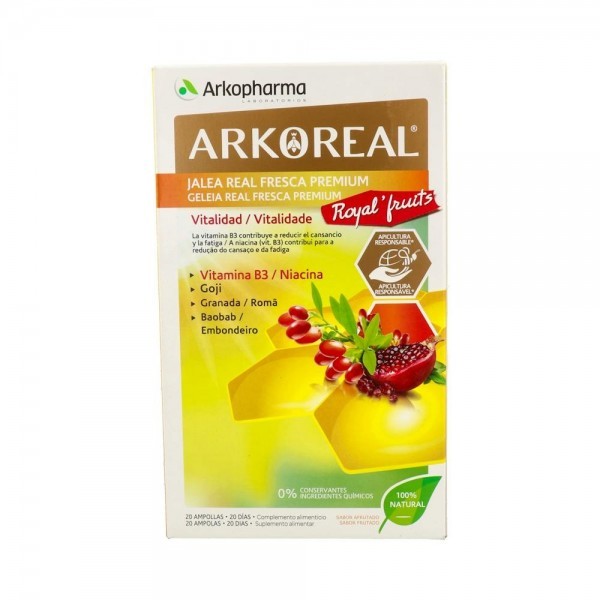 Arkoreal Jalea Real Frutas 20 Viales