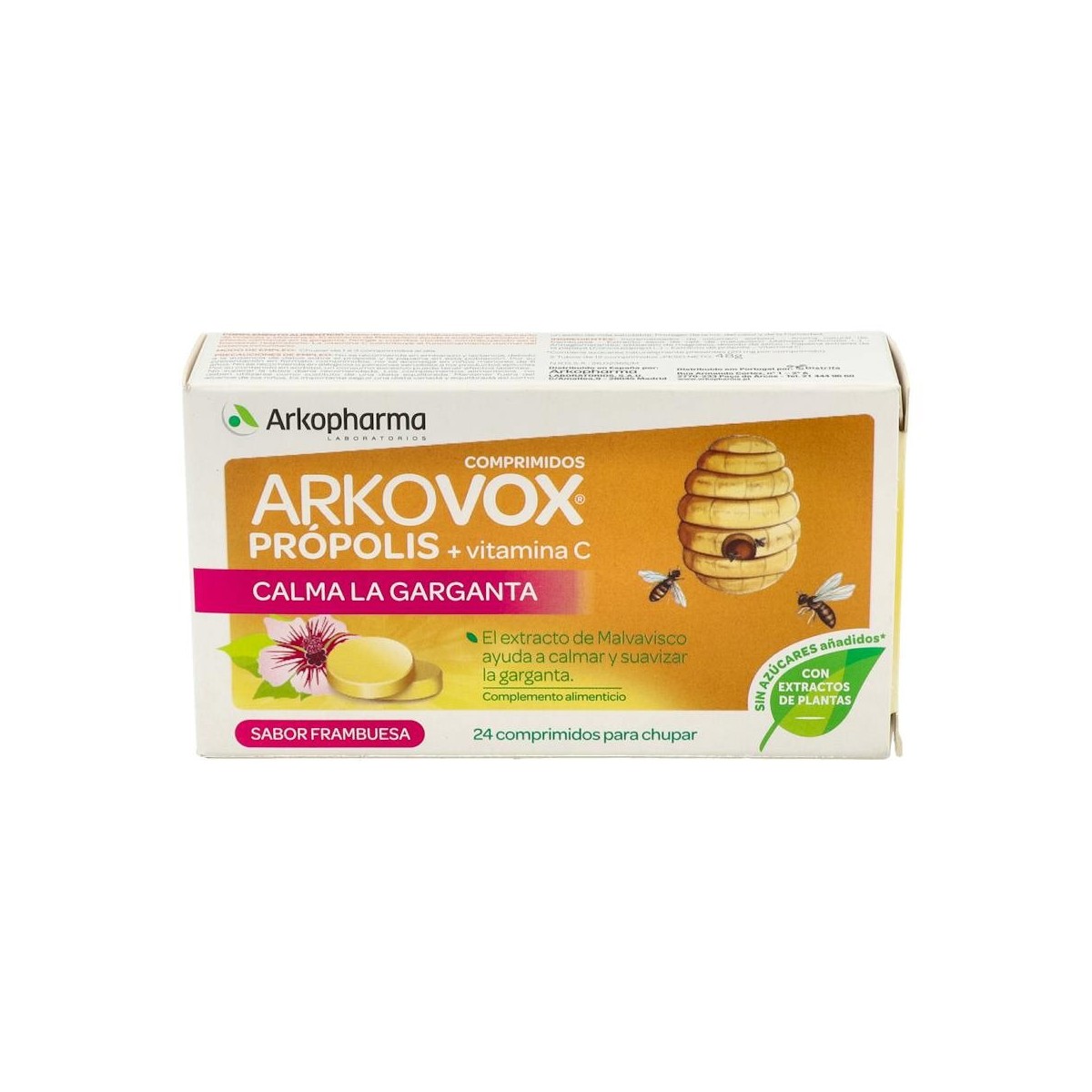 Arkovox Propololis Frambuesa 24 Comp