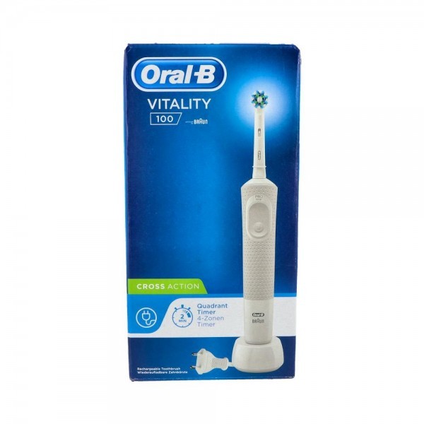 Cepillo Elec Oral-B Vitality 100 Cross Action Blanco