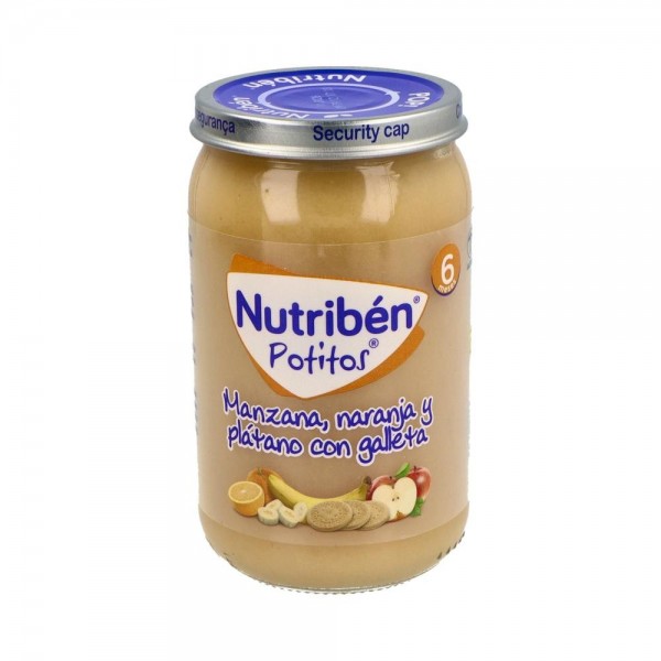 Nutriben Potito Manzana Naranja Platano Galleta 235 G +6 M