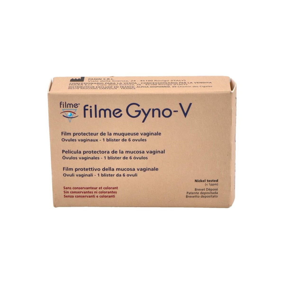 Filme Gyno 6 Ovulos Vaginales