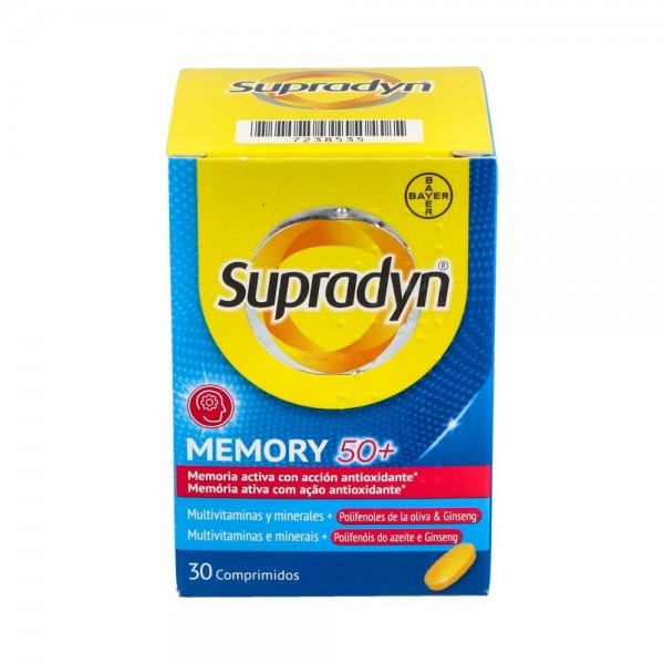 Supradyn Memoria 50+30 Comprimidos