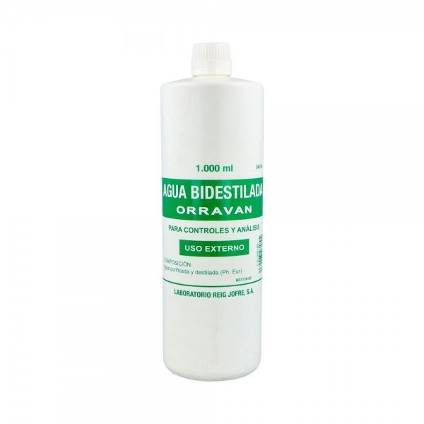 Agua Bidestilada Orravan Extern 1L