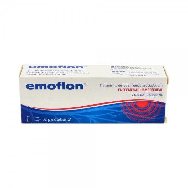 Emoflon Pomada Rectal 25 Mg
