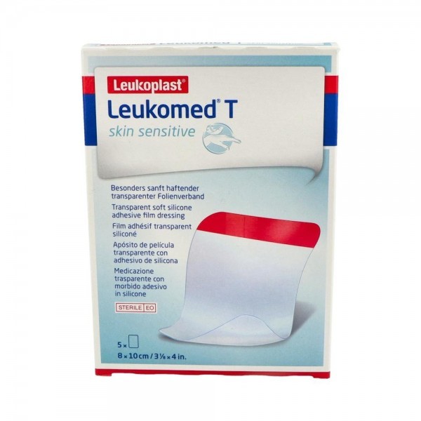 Leukomed T Skin Sensitive 8Cm X 10Cm 5 Un