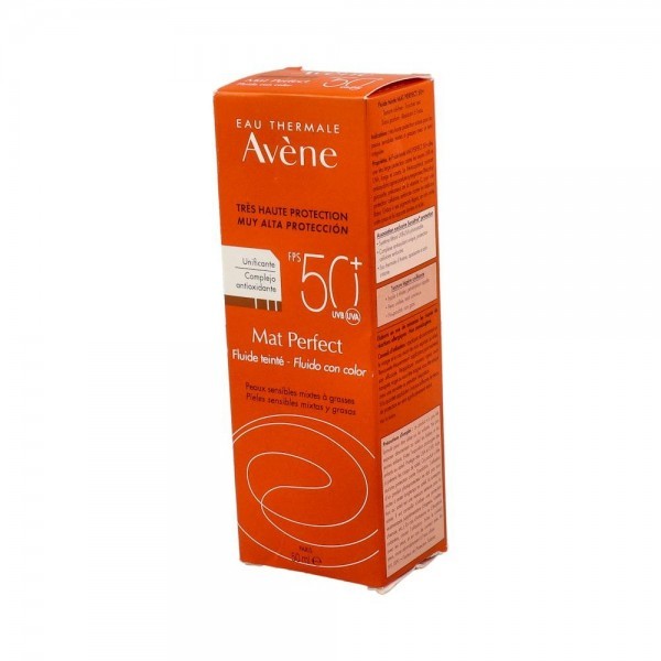 Avène Protector Solar Ultra Fluido Mat Perfect con color SPF50+ 50ml
