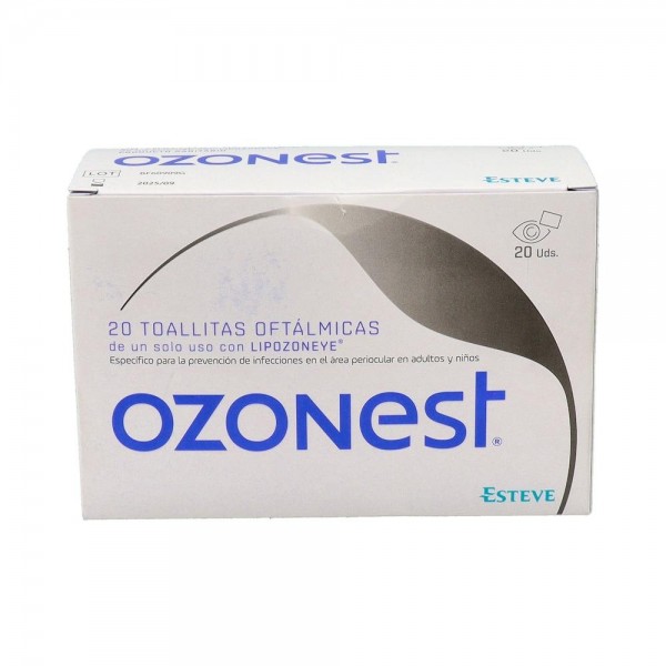 Ozonest Toallitas Oftalmicas 20 Un
