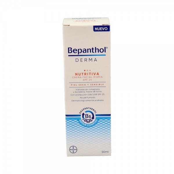 Bepanthol Derma Nutritiva Crema Facial Spf25 50 Ml