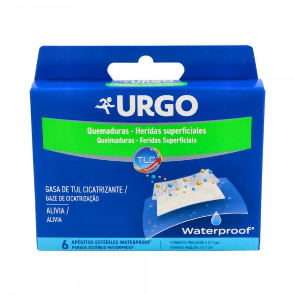 Urgo Quemaduras Waterproof 5X7 Cm 6 Apositos
