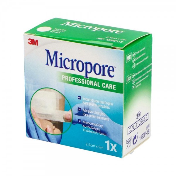 Esparadrapo Micropore Blan 5X 2,5