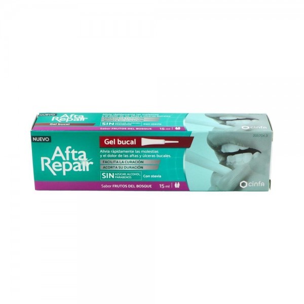 Afta Repair Gel Sabor Frutos Bosque 15 Ml