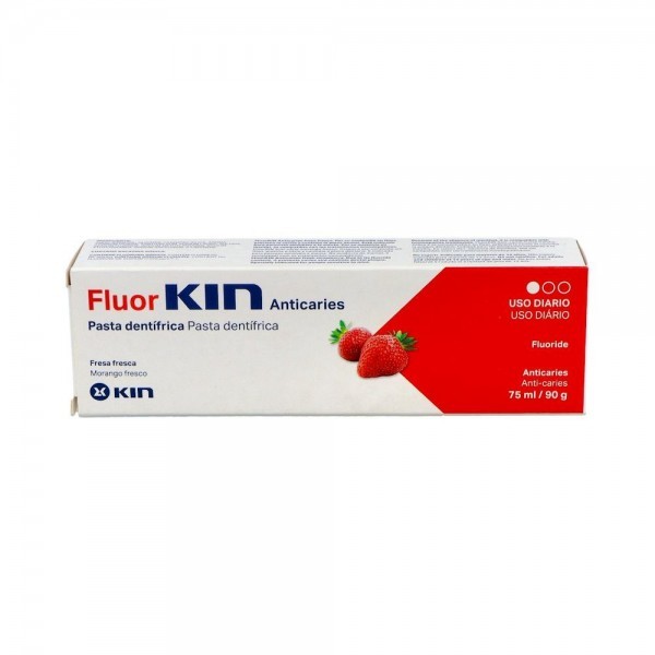 Fluor Kin Fresa Pasta Caries Dental 75 Ml