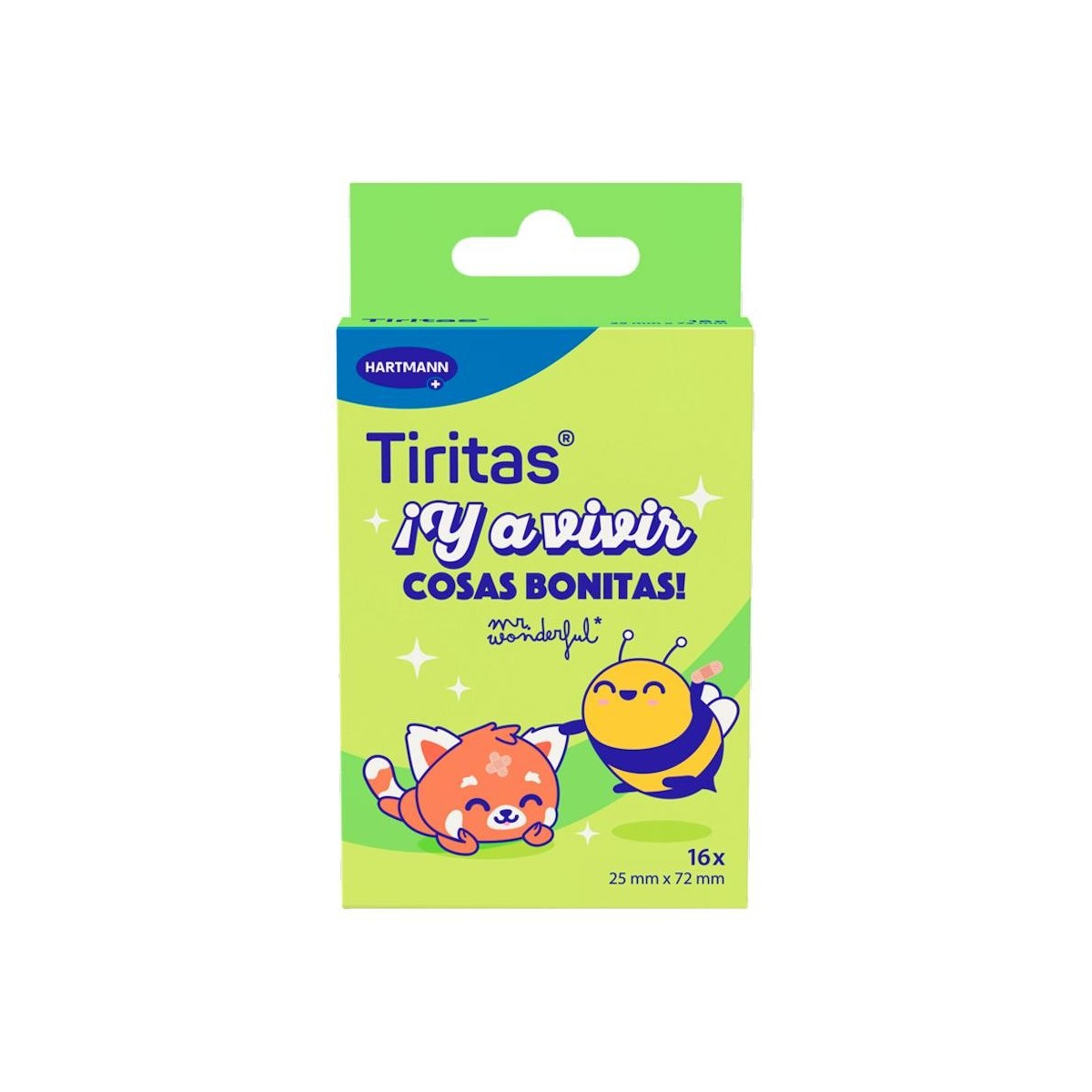 Tiritas Mr. Wonderful Aposito Adhesivo 16 U 72...