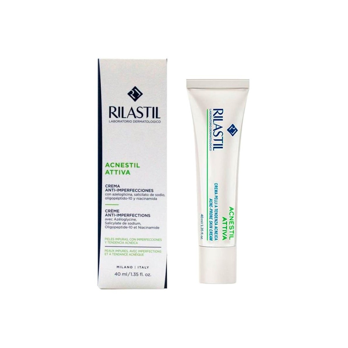 Rilastil Acnestil Attiva Crema 40 Ml