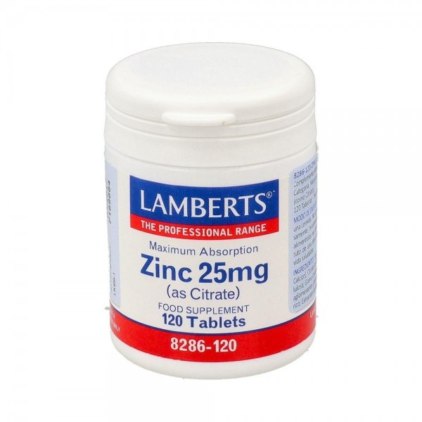 ZINC 25mg. 120comp