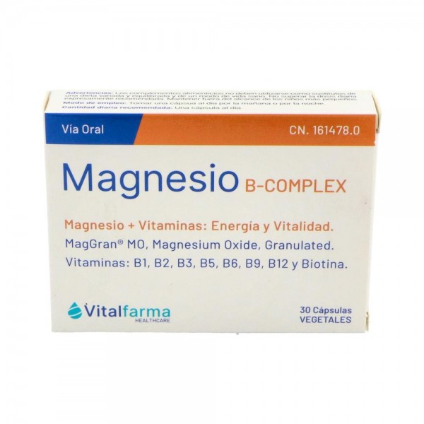 Vitalfarma Magnesio+B Complex 30 Caps