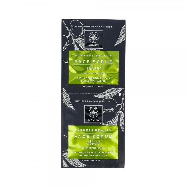 Apivita 10-22-44-115 Express Exfoliat.Oliv 2X8Ml/17