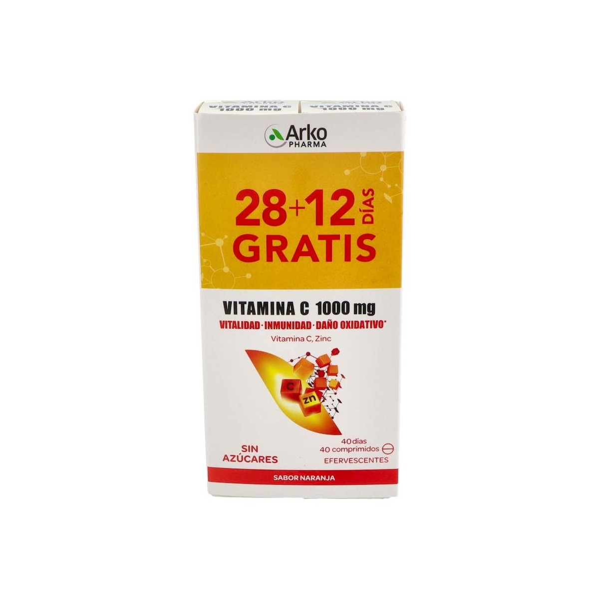 Arkovital Vitamina C 1000 Mg + Zinc 40 Comp Eferv