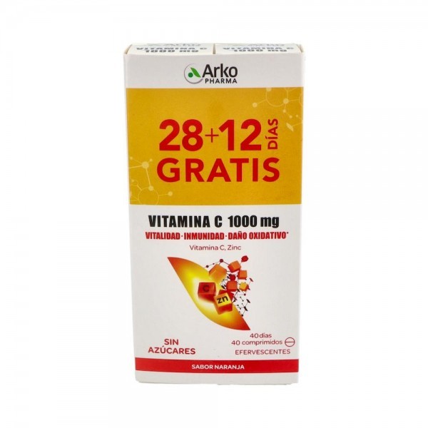 Arkovital Vitamina C 1000 Mg + Zinc 40 Comp Eferv