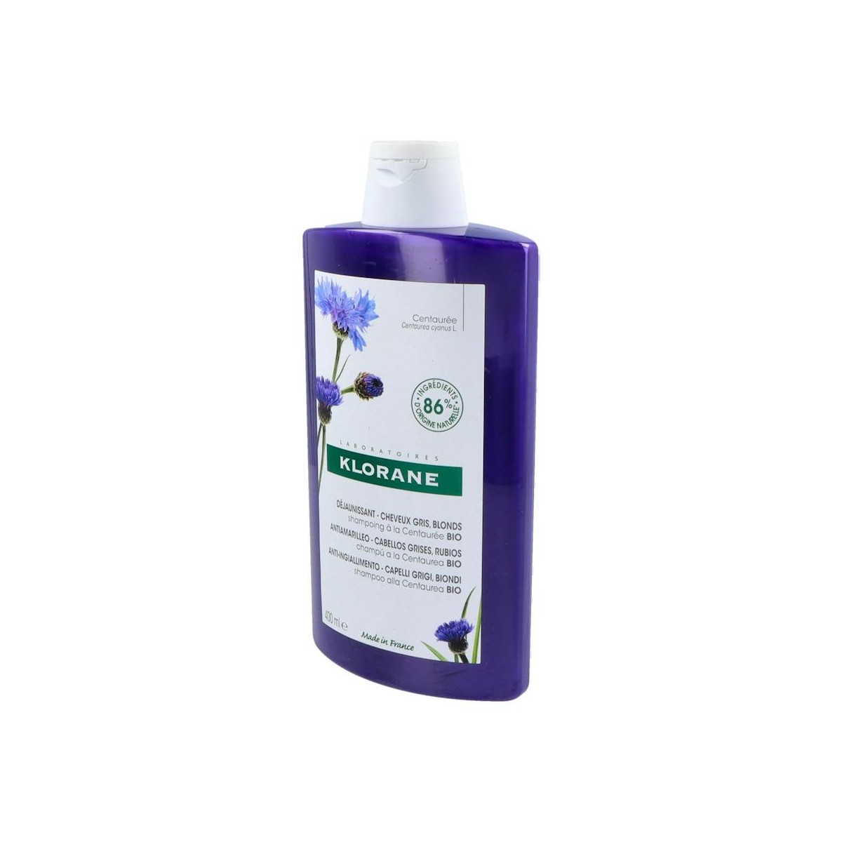 Klorane - Champú a la Centaurea BIO - Cabello...