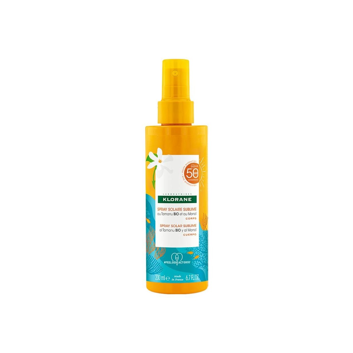 Klorane Spray solar sublime SPF 50+ Cuerpo con...