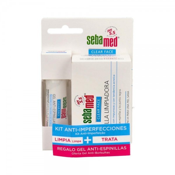 Sebamed Clear Face Promo Pastilla 100 G + Gel Antiespinillas 10 Ml