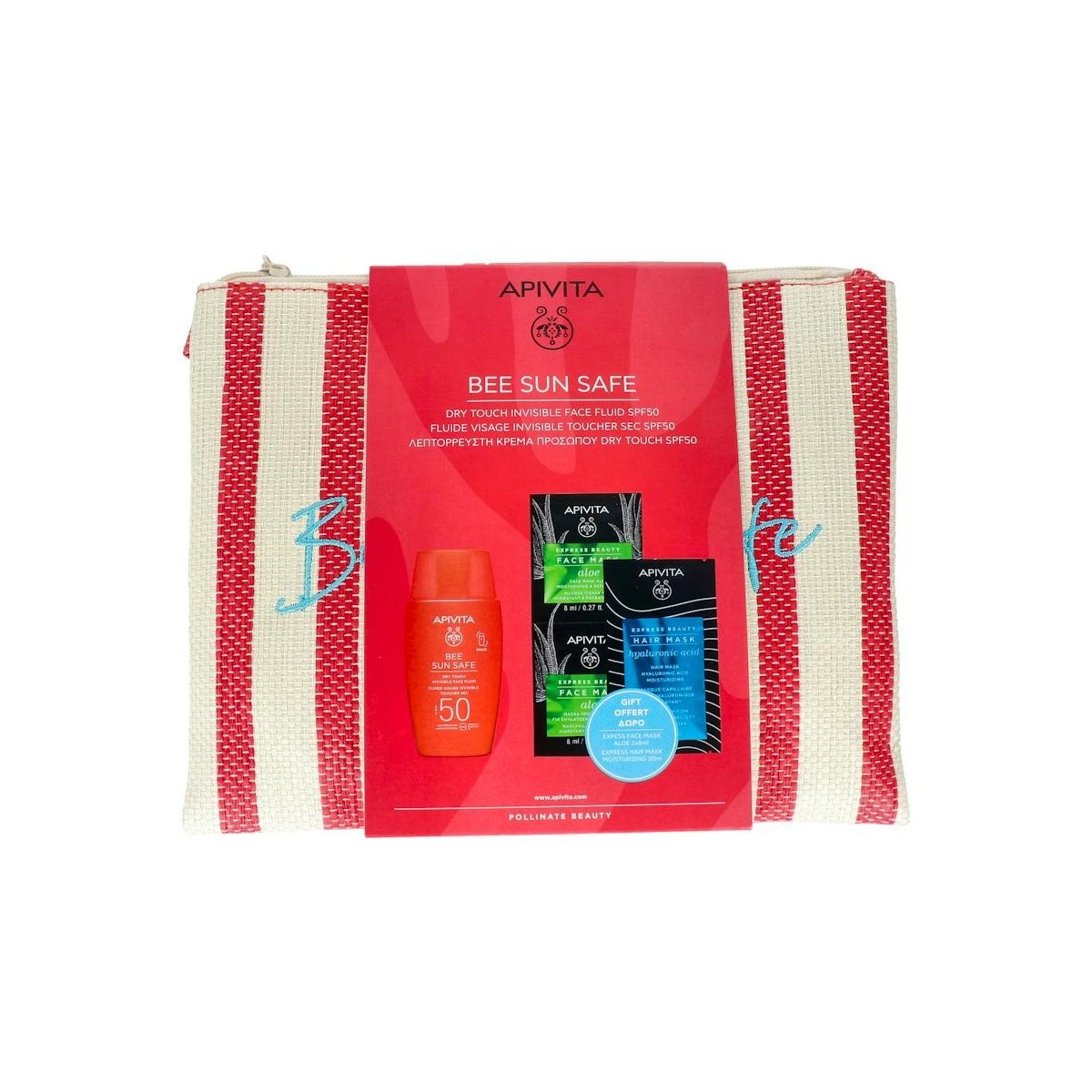 Apivita Fluido Facial Invisible Toque Seco...