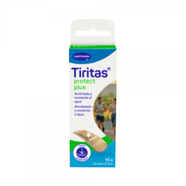 Tiritas Protect plus rapid 25x72mm 15 uds