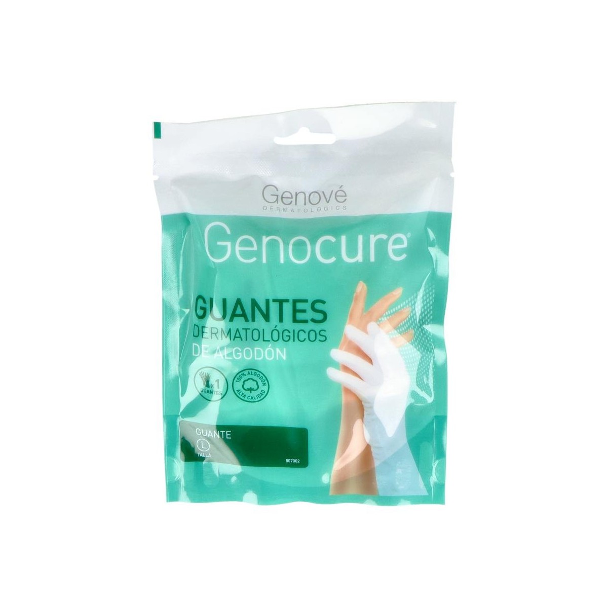 Guantes Derm Genocure Algod 9-10 Gde