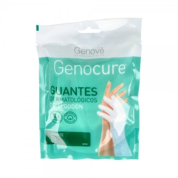 Guantes Derm Genocure Algod 9-10 Gde