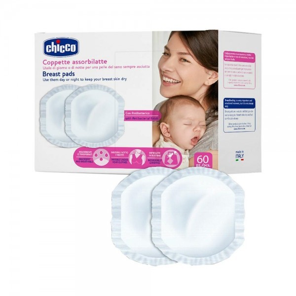 Chicco Discos absorbentes antibactéricos 60 ud