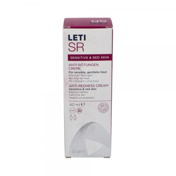 Leti Sr Anti Rojeces Crema Spf20 40 G
