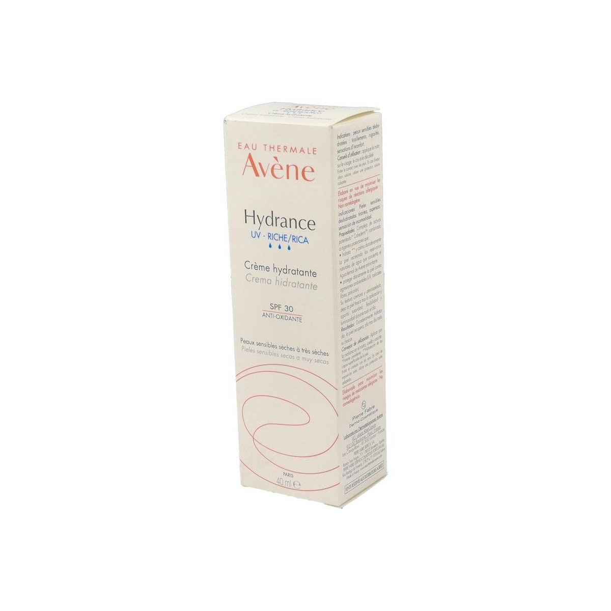 Avène Hydrance Crema hidratante UV rica 40ml