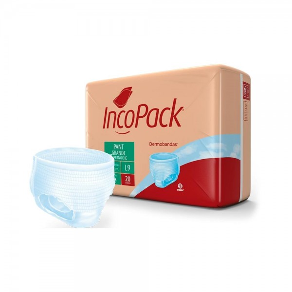 Incopack Pant Talla Grande Supernoche Caja 80 Absorbentes