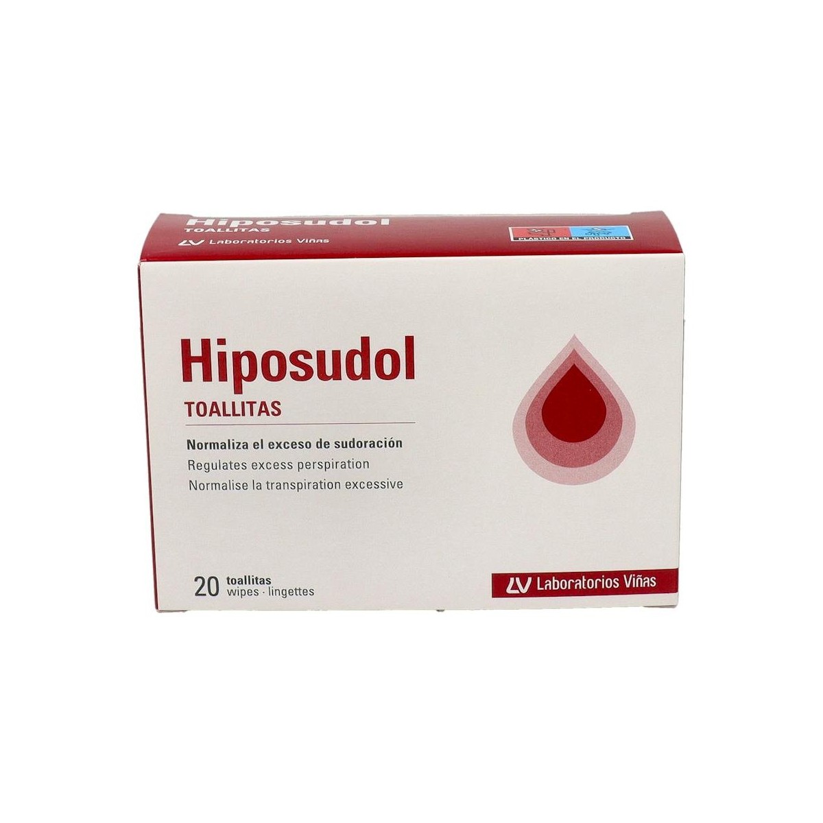 Hiposudol Toallitas 20 Sobres