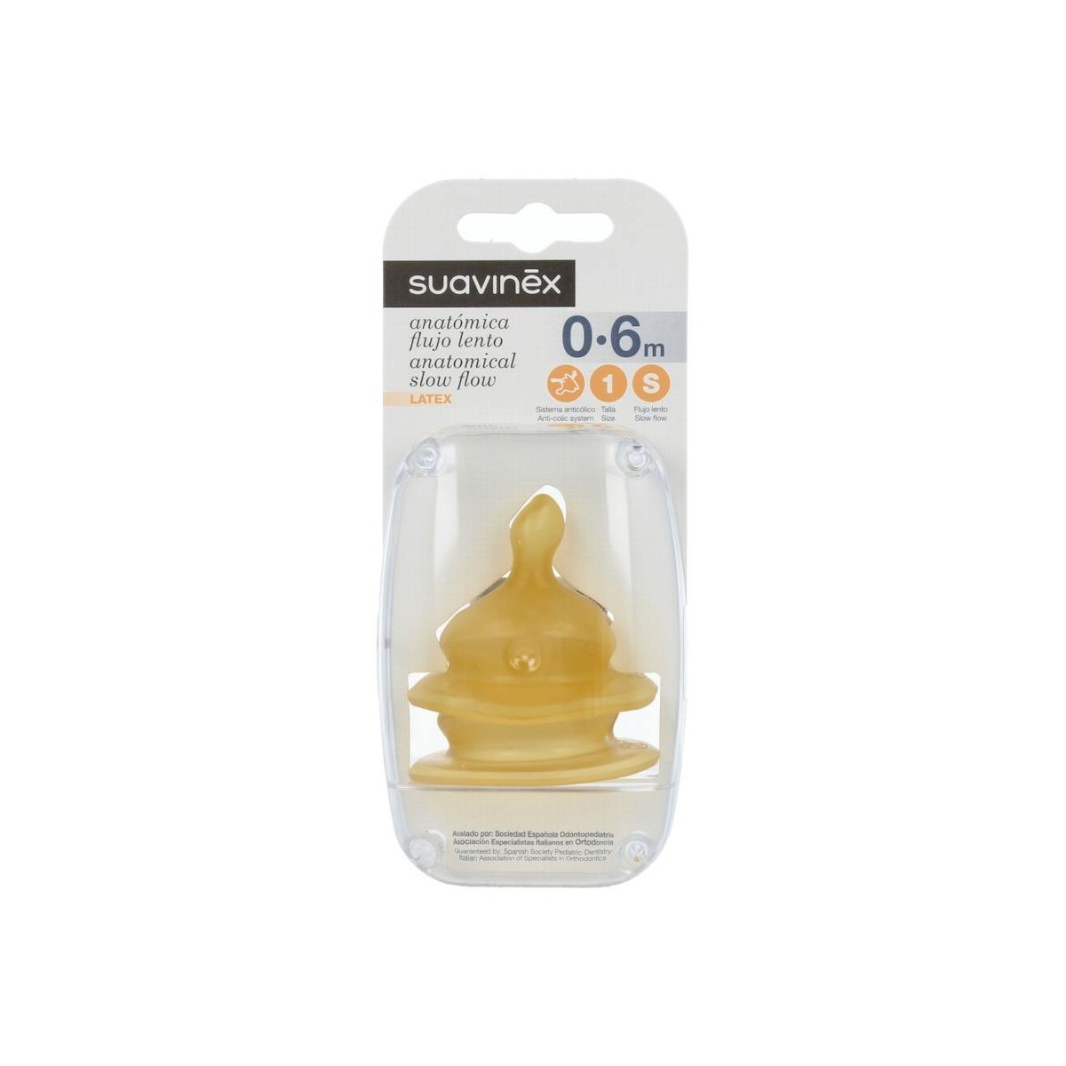 Tetina Suavinex T1 S Anat Latex 2U