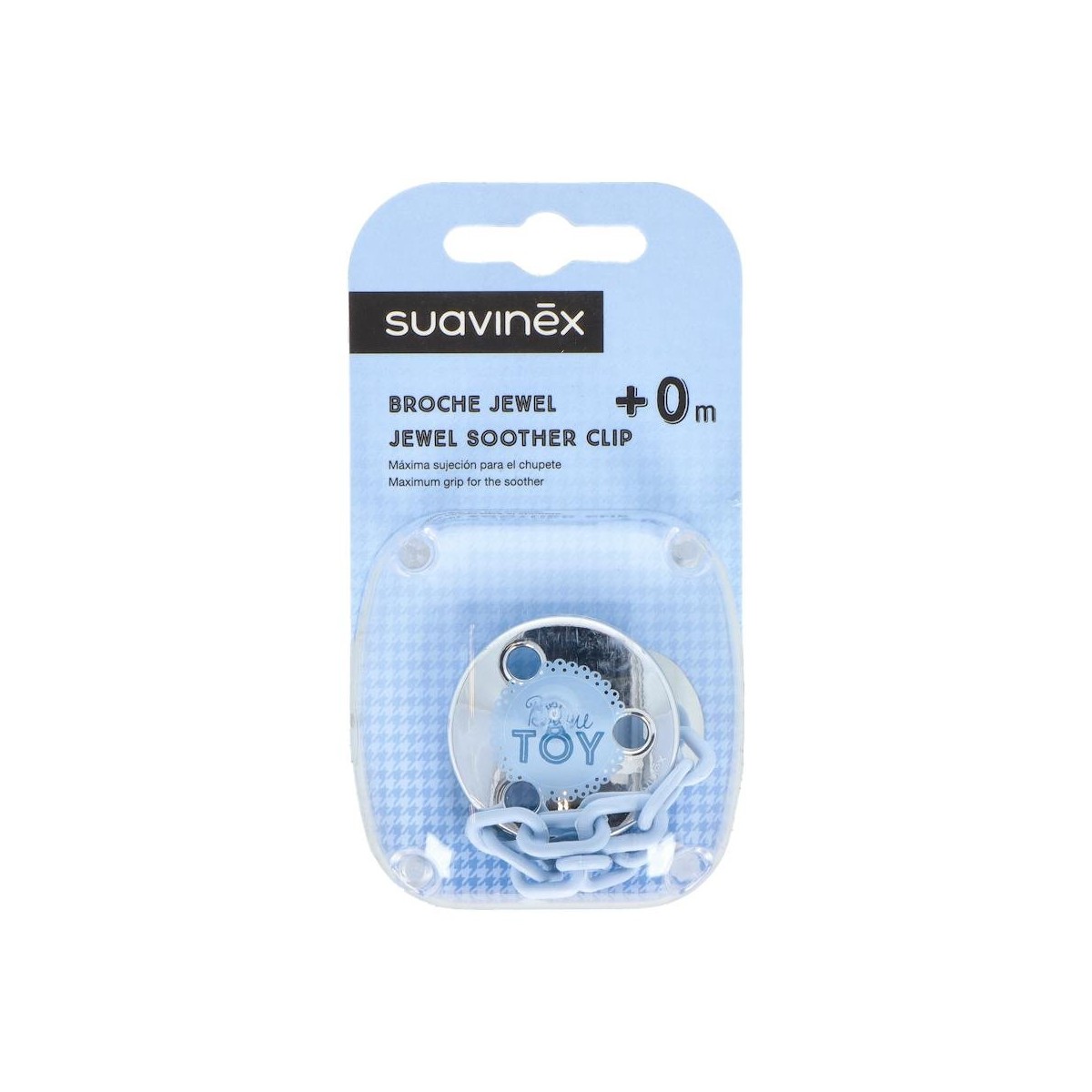Broche Suavinex Pinza Jewel Azul