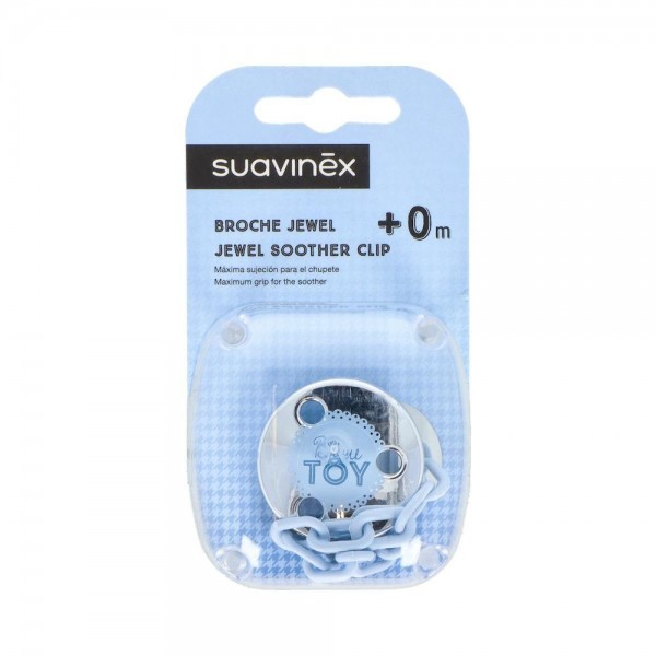 Broche Suavinex Pinza Jewel Azul