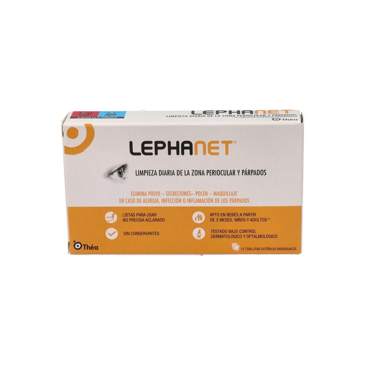 Lephanet Toallitas Ojos Esteril 12 U