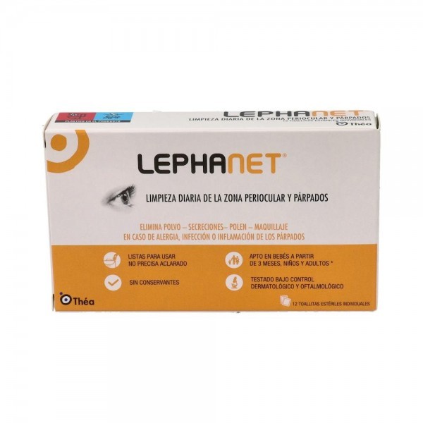 Lephanet Toallitas Ojos Esteril 12 U