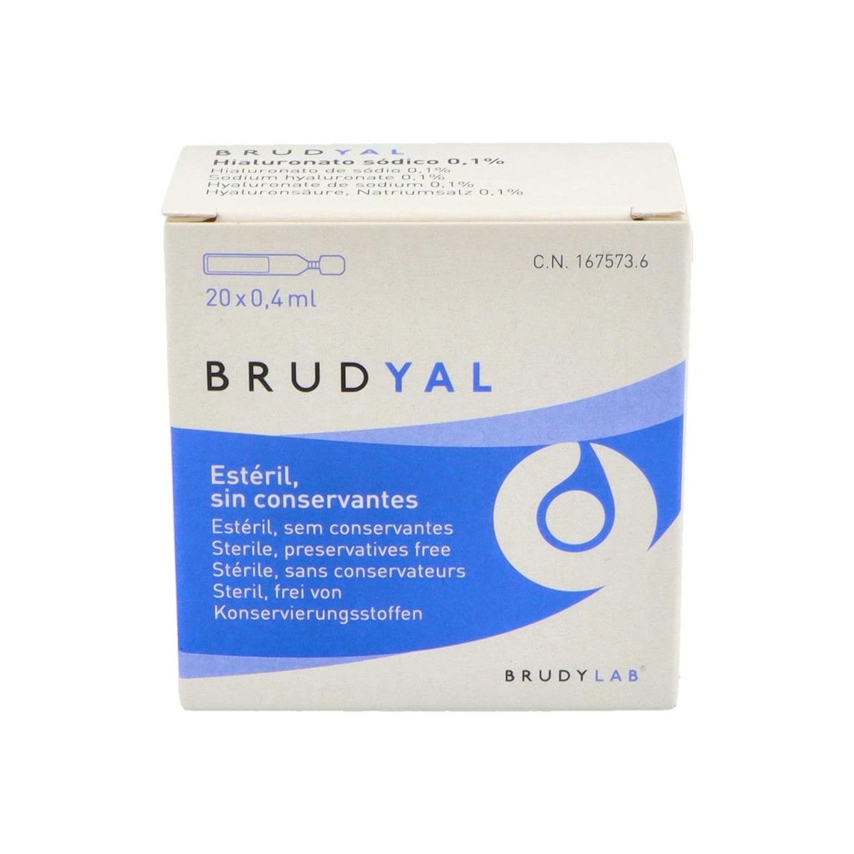 Brudyal Sol Humectante 0,4 Ml 20 Monodo